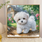 Preview: Diamond Painting Malteser Welpe